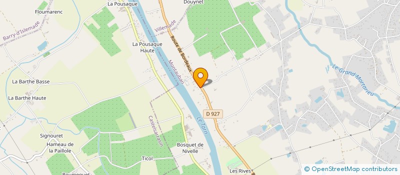 localisation de l'entreprise SCI IZQUIERDA  MONTAUBAN