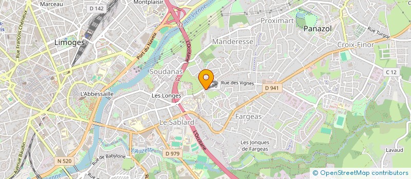 localisation de l'entreprise SCI IZURAN  PANAZOL