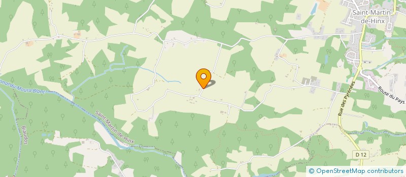 localisation de l'entreprise SCI IZVOR  SAINT-MARTIN-DE-HINX