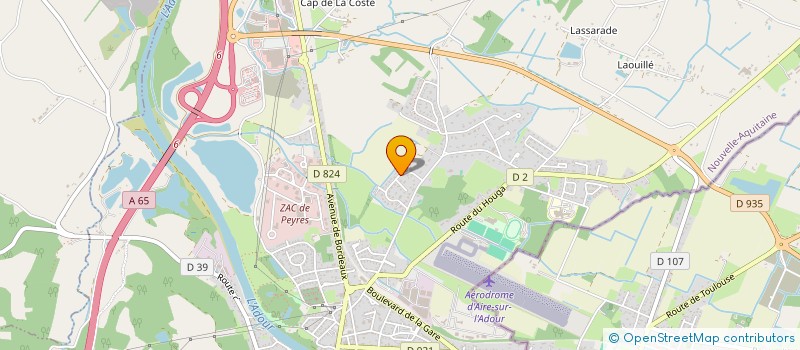 localisation de l'entreprise SCI J 2 C  AIRE-SUR-L'ADOUR