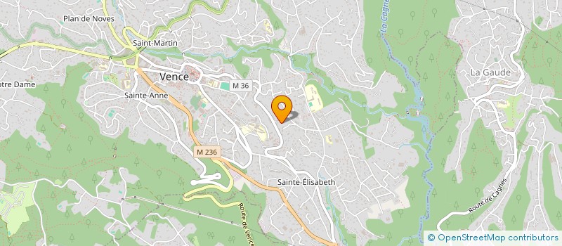 localisation de l'entreprise SCI-J.3.A.I  VENCE