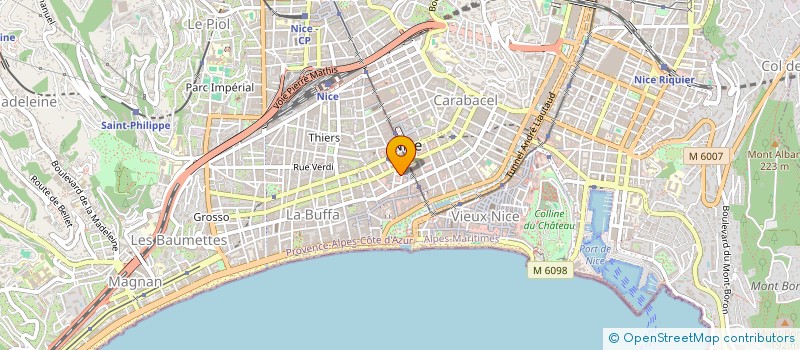 localisation de l'entreprise SCI J 3 M à NICE
