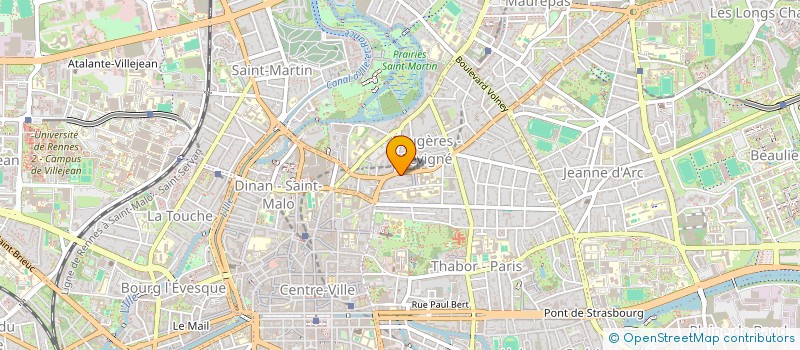 localisation de l'entreprise SCI J.5.1 .  RENNES