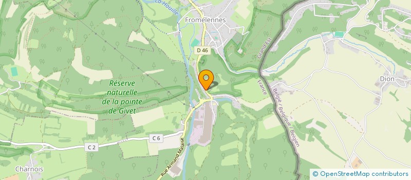 localisation de l'entreprise SCI J.A  FROMELENNES