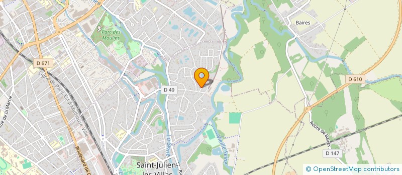 localisation de l'entreprise SCI J.A.C.  SAINT-JULIEN-LES-VILLAS