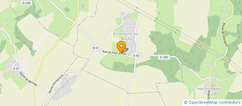 localisation de l'entreprise SCI J.A.C.  ERNEMONT-SUR-BUCHY