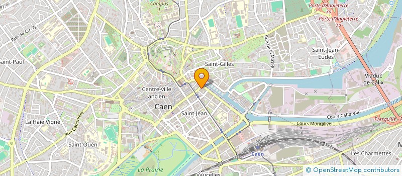localisation de l'entreprise SCI J.A.C.F. à CAEN