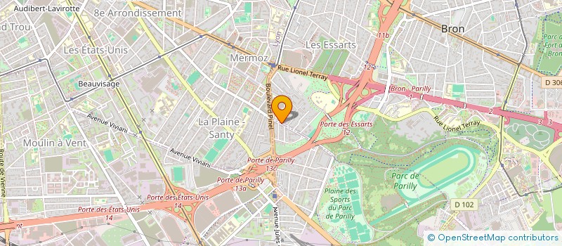 localisation de l'entreprise SCI J.A.D  BRON