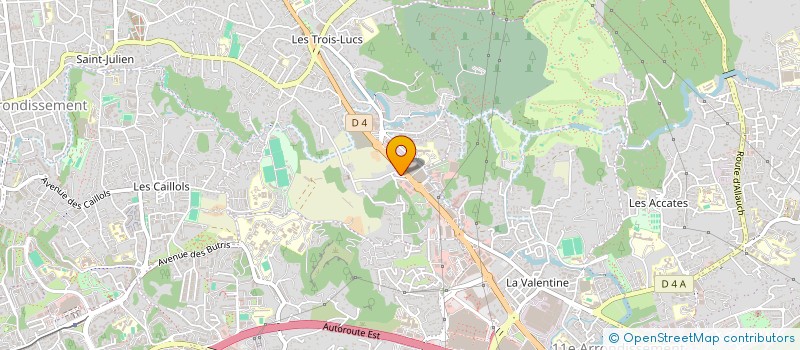 localisation de l'entreprise SCI J.A.DE. à MARSEILLE