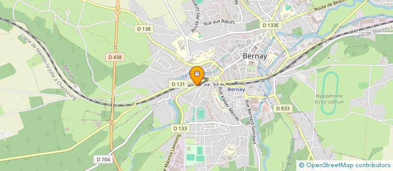 localisation de l'entreprise SCI J.A.E.  BERNAY