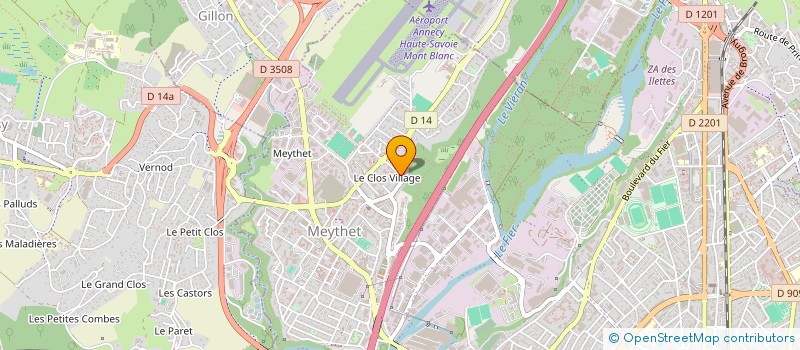 localisation de l'entreprise SCI J.A.G.M.  EPAGNY METZ-TESSY