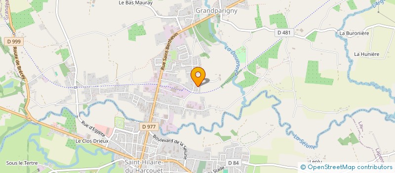 localisation de l'entreprise SCI J.A.L.J.  GRANDPARIGNY