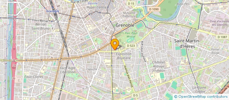 localisation de l'entreprise SCI J.A.L.P  GRENOBLE