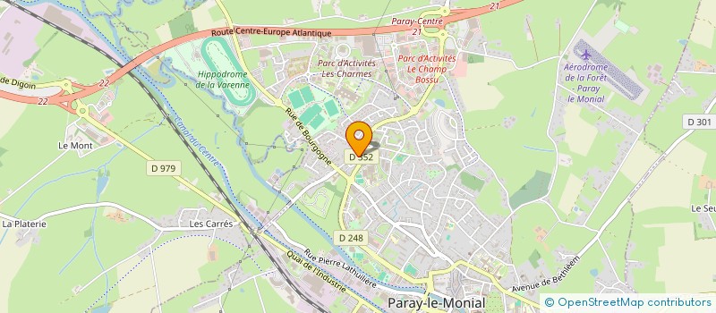 localisation de l'entreprise SCI J A M  PARAY-LE-MONIAL