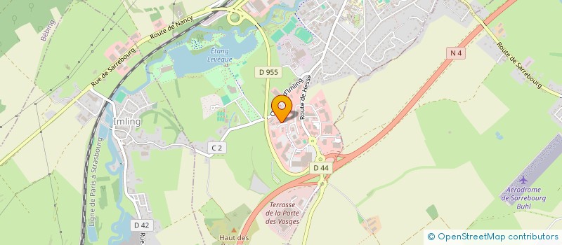 localisation de l'entreprise SCI J.A.M. à SARREBOURG