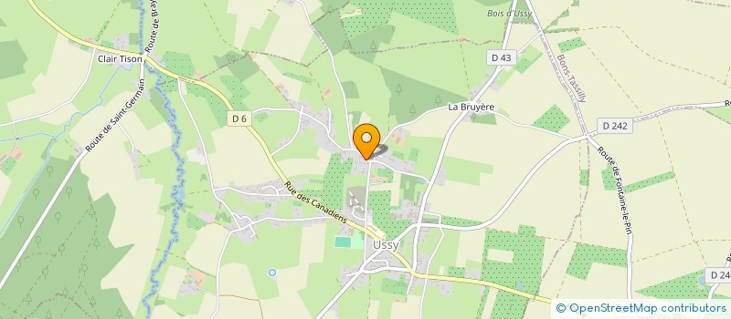 localisation de l'entreprise SCI J.A.R.D.  USSY