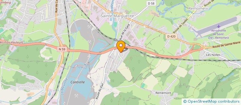 localisation de l'entreprise SCI J.A.S  SAINTE-MARGUERITE