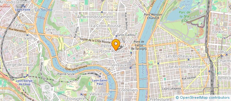 localisation de l'entreprise SCI J'ADORE à LYON