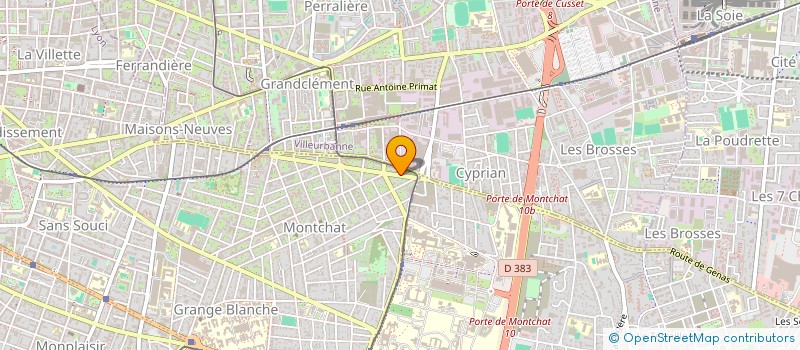 localisation de l'entreprise SCI J.B.1.  LYON