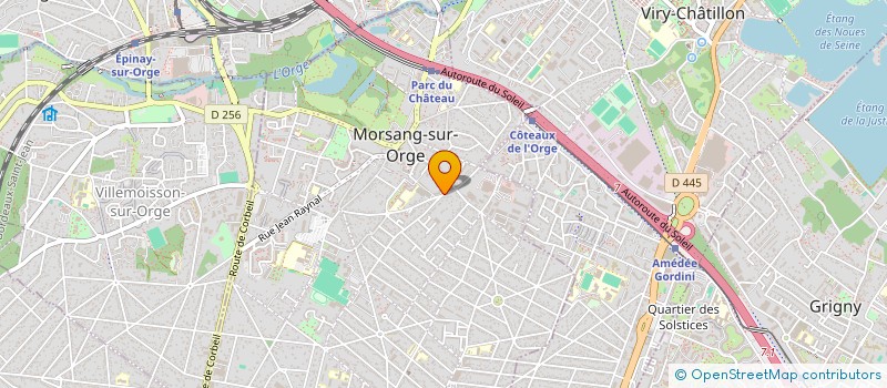 localisation de l'entreprise SCI J&B 1 à MORSANG-SUR-ORGE