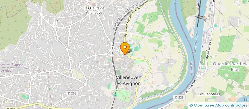 localisation de l'entreprise SCI J.B  VILLENEUVE-LES-AVIGNON