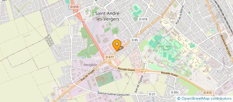 localisation de l'entreprise SCI J.B  SAINT-ANDRE-LES-VERGERS