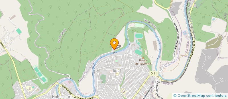 localisation de l'entreprise SCI J B  JUF