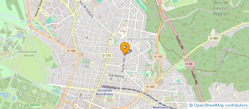localisation de l'entreprise SCI J.B. à VERSAILLES
