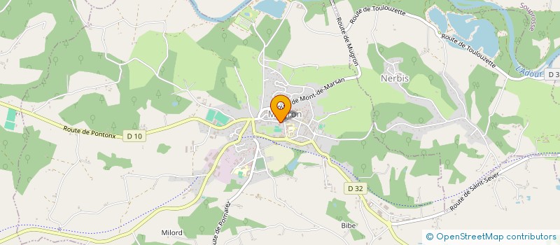 localisation de l'entreprise SCI J.B  MUGRON