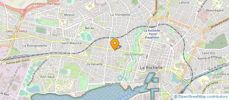 localisation de l'entreprise SCI J B  LA ROCHELLE