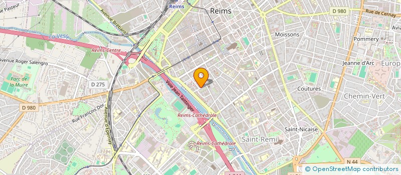 localisation de l'entreprise SCI J B  REIMS