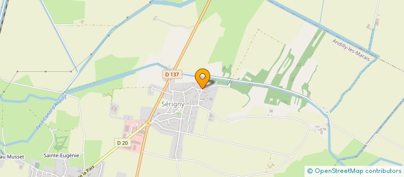 localisation de l'entreprise SCI J & B  ANDILLY