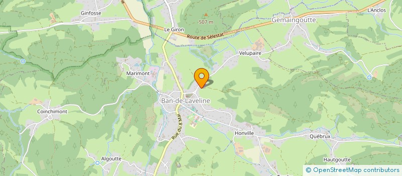 localisation de l'entreprise SCI J.B  BAN-DE-LAVELINE