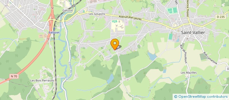 localisation de l'entreprise SCI J.B.C. BLANCHARD  SAINT-VALLIER