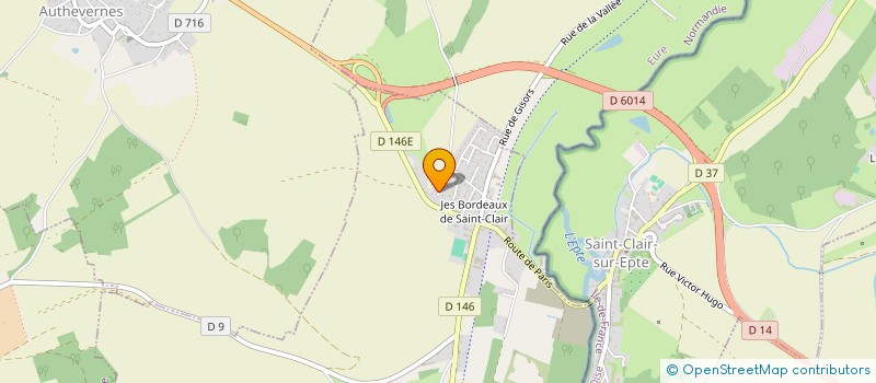 localisation de l'entreprise SCI J.B.C.C.  VEXIN-SUR-EPTE