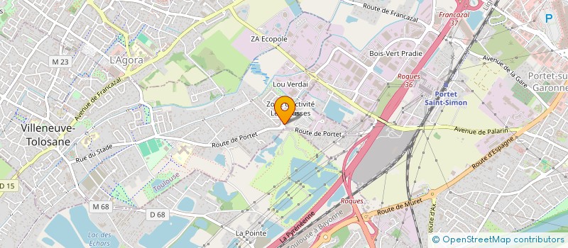 localisation de l'entreprise SCI J&B CONNEXION à VILLENEUVE-TOLOSANE