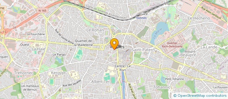 localisation de l'entreprise SCI J-B ET CECILE SIMON ET FILS à VANNES