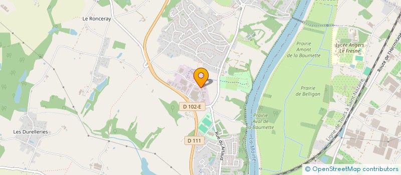 localisation de l'entreprise SCI J.B.G.  BOUCHEMAINE