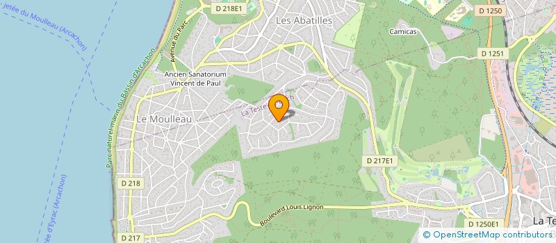 localisation de l'entreprise SCI J.B.M à LA TESTE-DE-BUCH