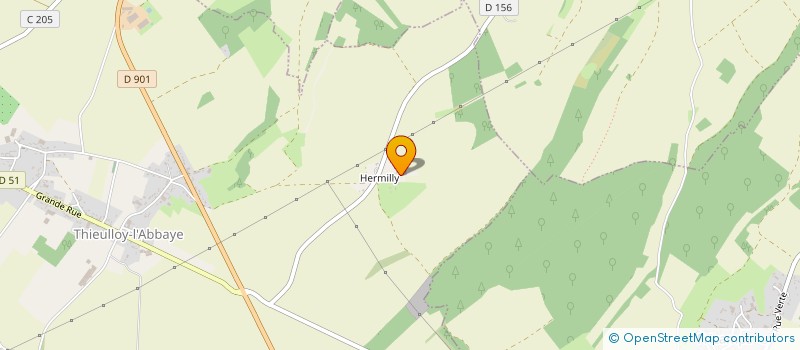 localisation de l'entreprise SCI J.B.M.H. FEDERES  THIEULLOY-L'ABBAYE