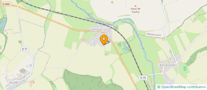 localisation de l'entreprise SCI J B PREMIERE  LEMUD