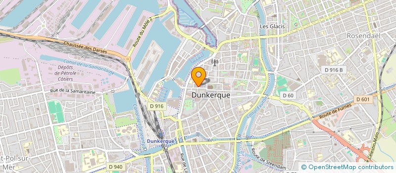 localisation de l'entreprise SCI J.B.X.E. LELIEUR à DUNKERQUE