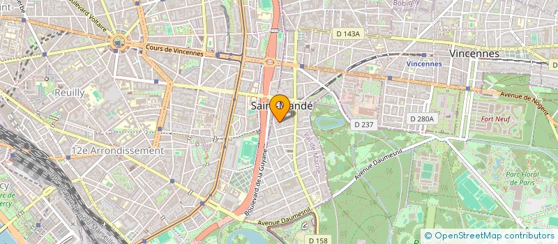 localisation de l'entreprise SCI J BISCUIT ZERAH à SAINT-MANDE