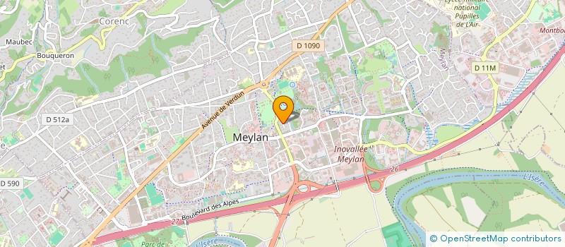 localisation de l'entreprise SCI J. BORTOLIN  MEYLAN