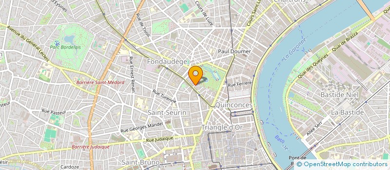 localisation de l'entreprise SCI J. BOSS DUR  BORDEAUX