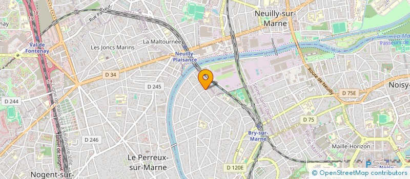 localisation de l'entreprise SCI J&C 2L  BRY-SUR-MARNE