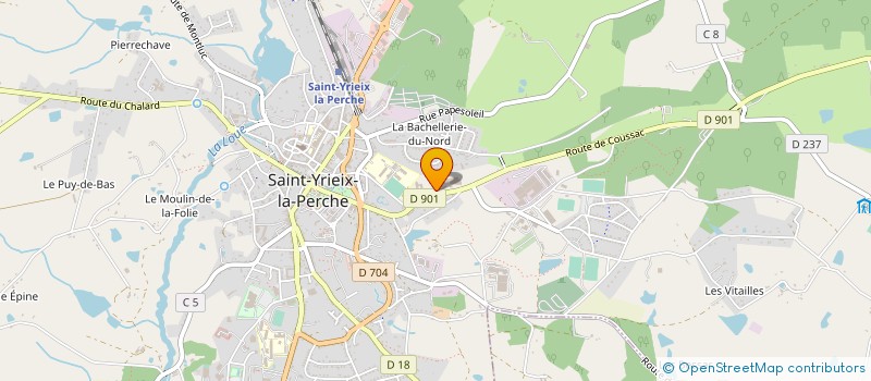 localisation de l'entreprise SCI J-C à SAINT-YRIEIX-LA-PERCHE