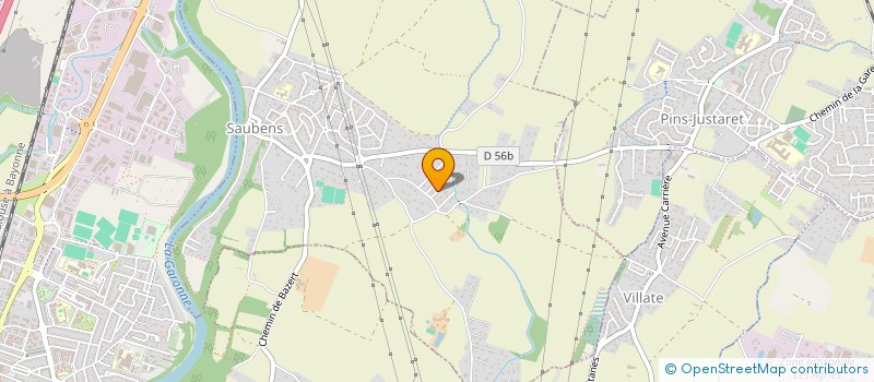 localisation de l'entreprise SCI J.C.  SAUBENS