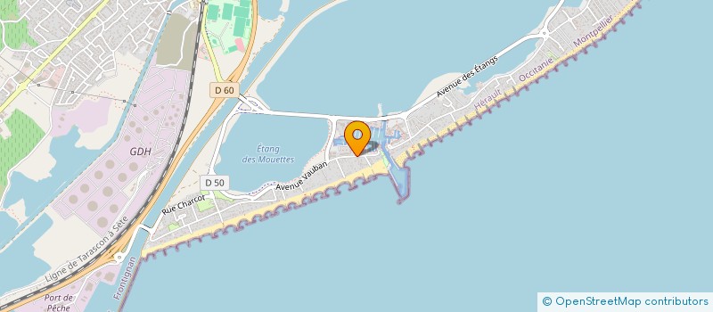 localisation de l'entreprise SCI J.C à FRONTIGNAN