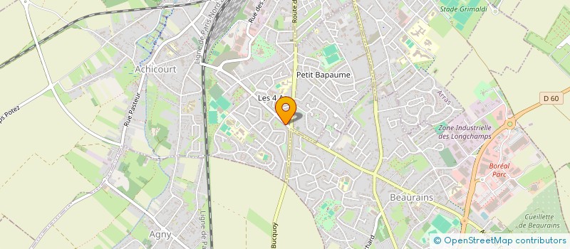 localisation de l'entreprise SCI J.C.A  ACHICOURT